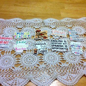 Spanish Teacher / educator stickers
